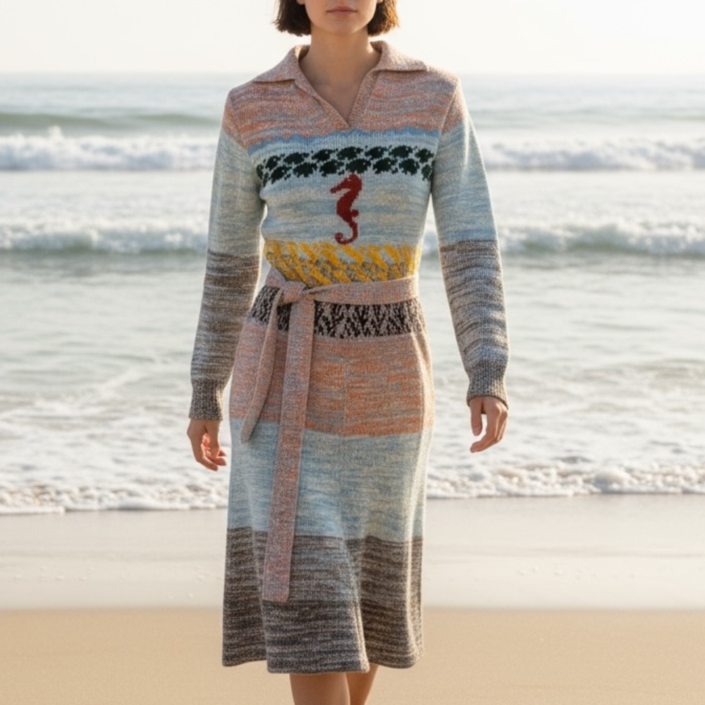 Mother Nature for Organically grown by Arpeja knit dress seahorse - Picture 16 of 16